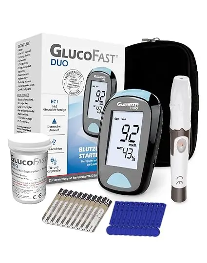 GLUCOFAST – DUO blood glucose monitoring system