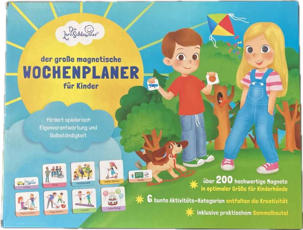 DIE LERNSCHLAWINER Magnetische weekplanner