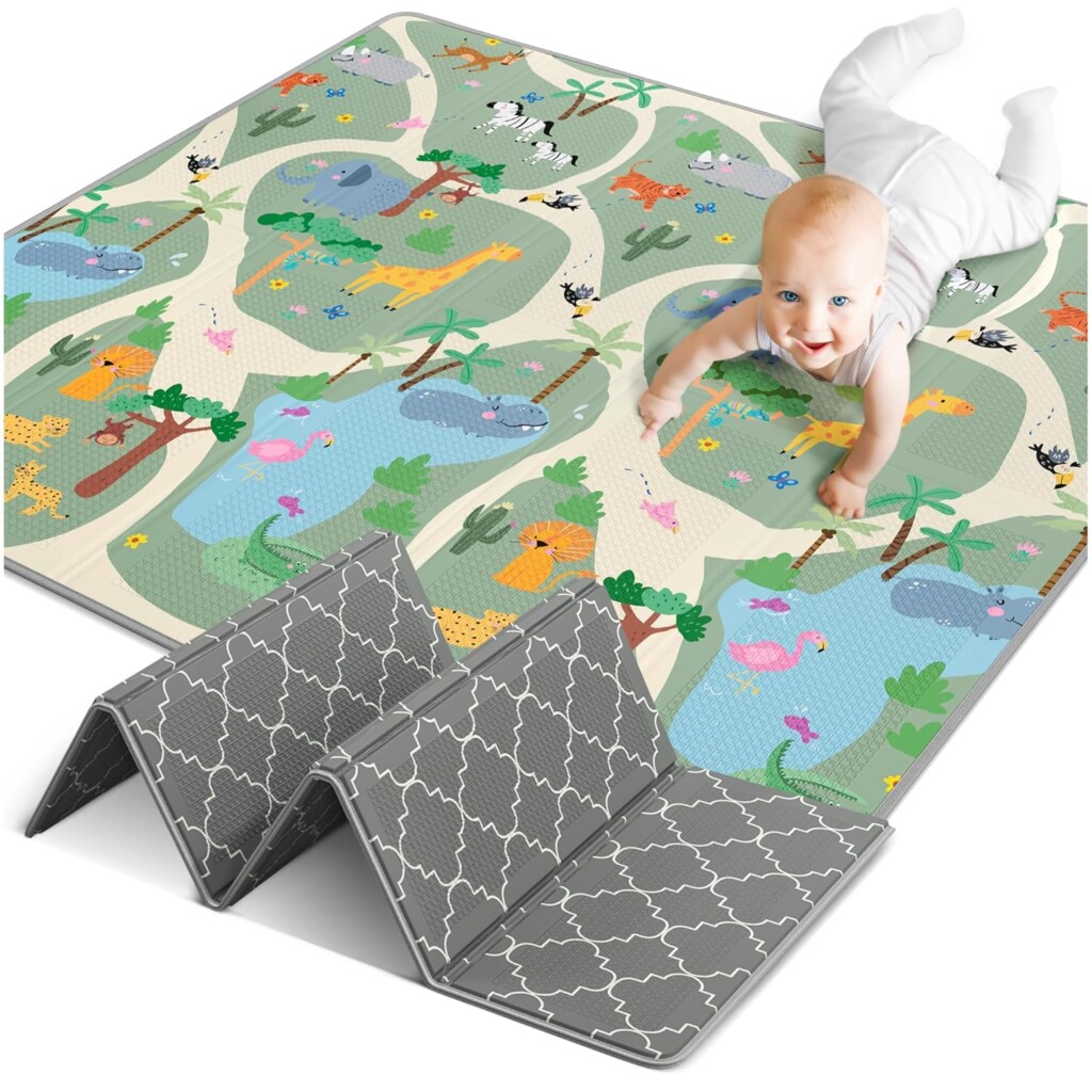 Folding mat for children from Mapalou