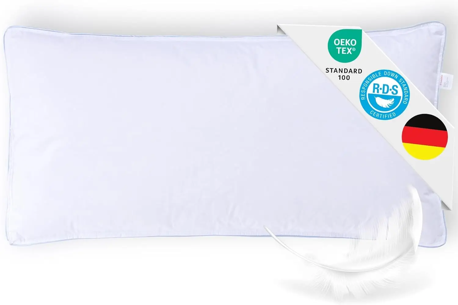 Almohada de plumón Hatchka® de 3 cámaras