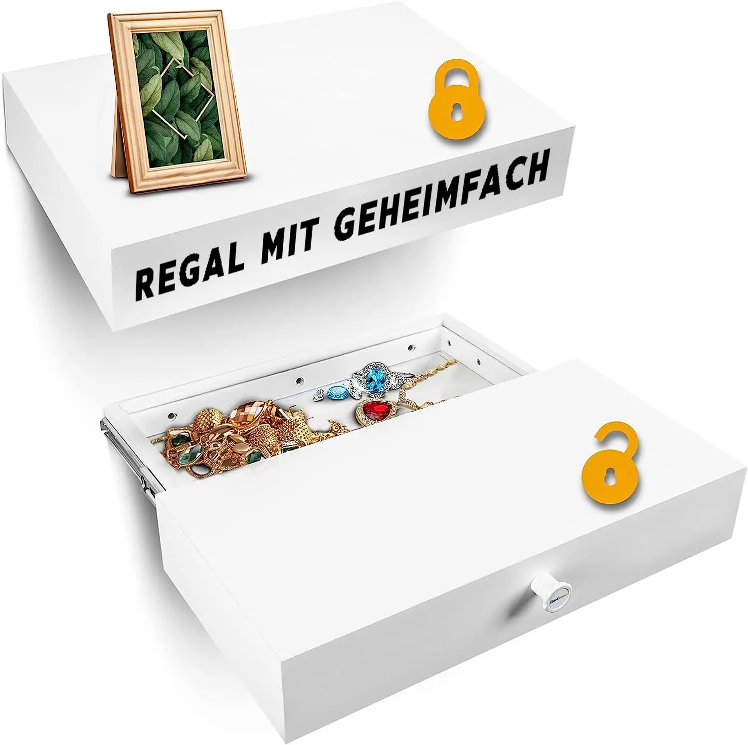 Regal mit Geheimfach von Elder Welder®