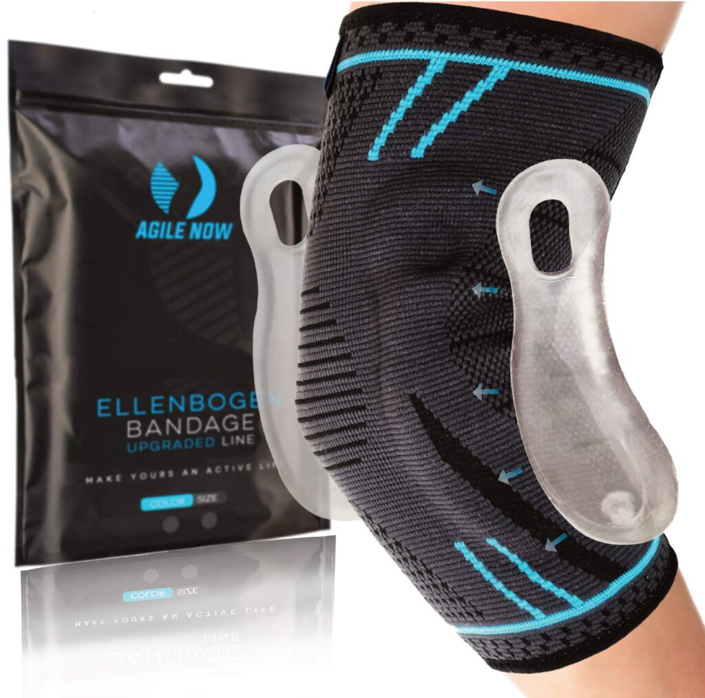 Bandage pour le coude Upgraded de AGILE NOW®.