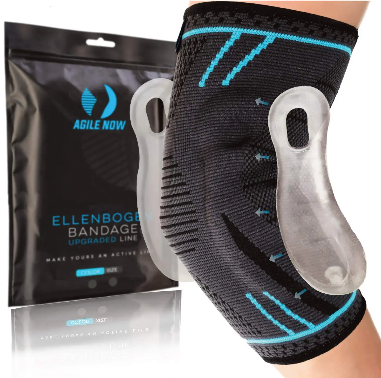 Ellenbogenbandage Upgraded von AGILE NOW®