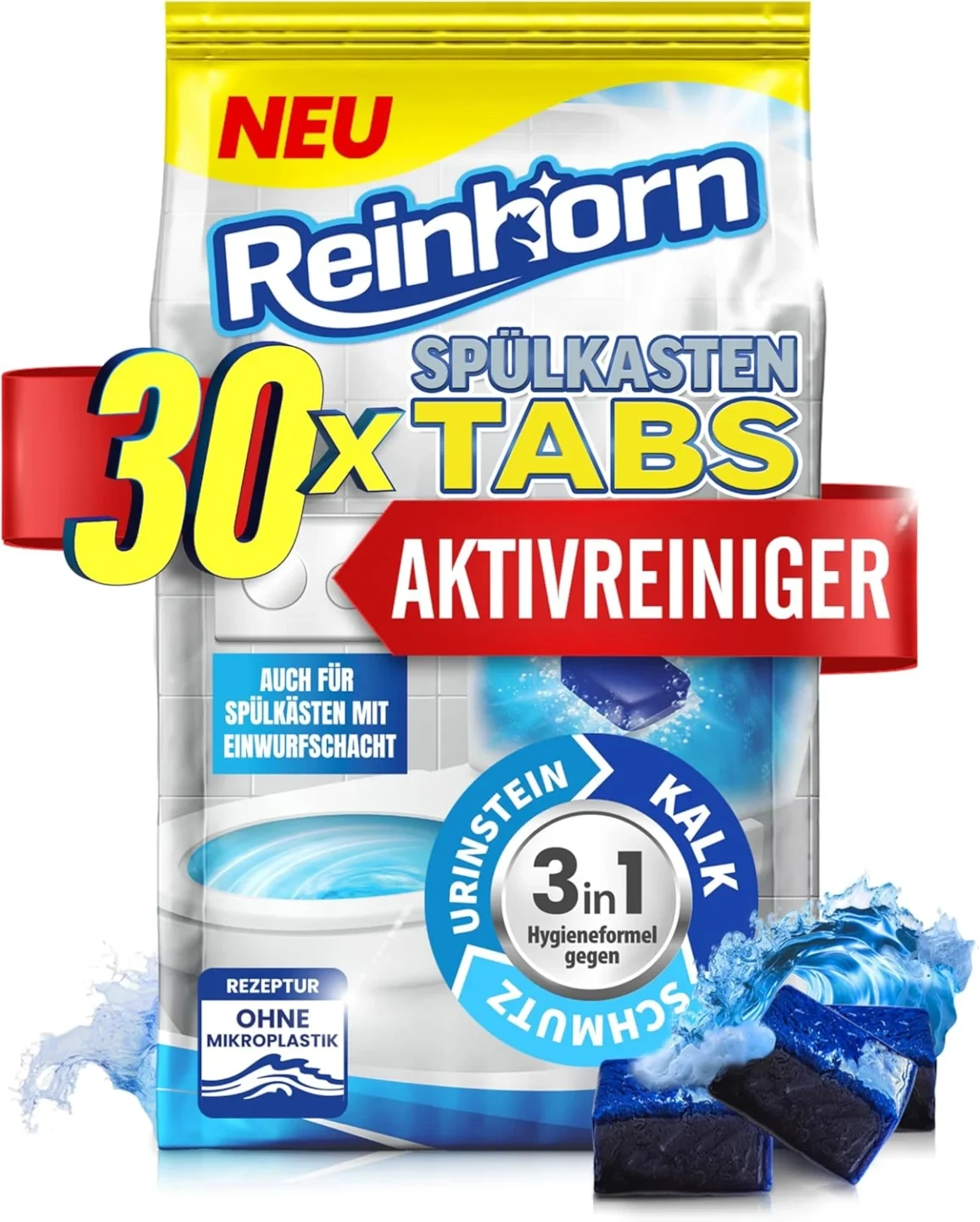 REINHORN Pastilles pour réservoir de chasse d’eau