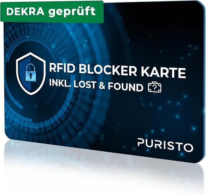 Carta con blocco RFID PURISTO