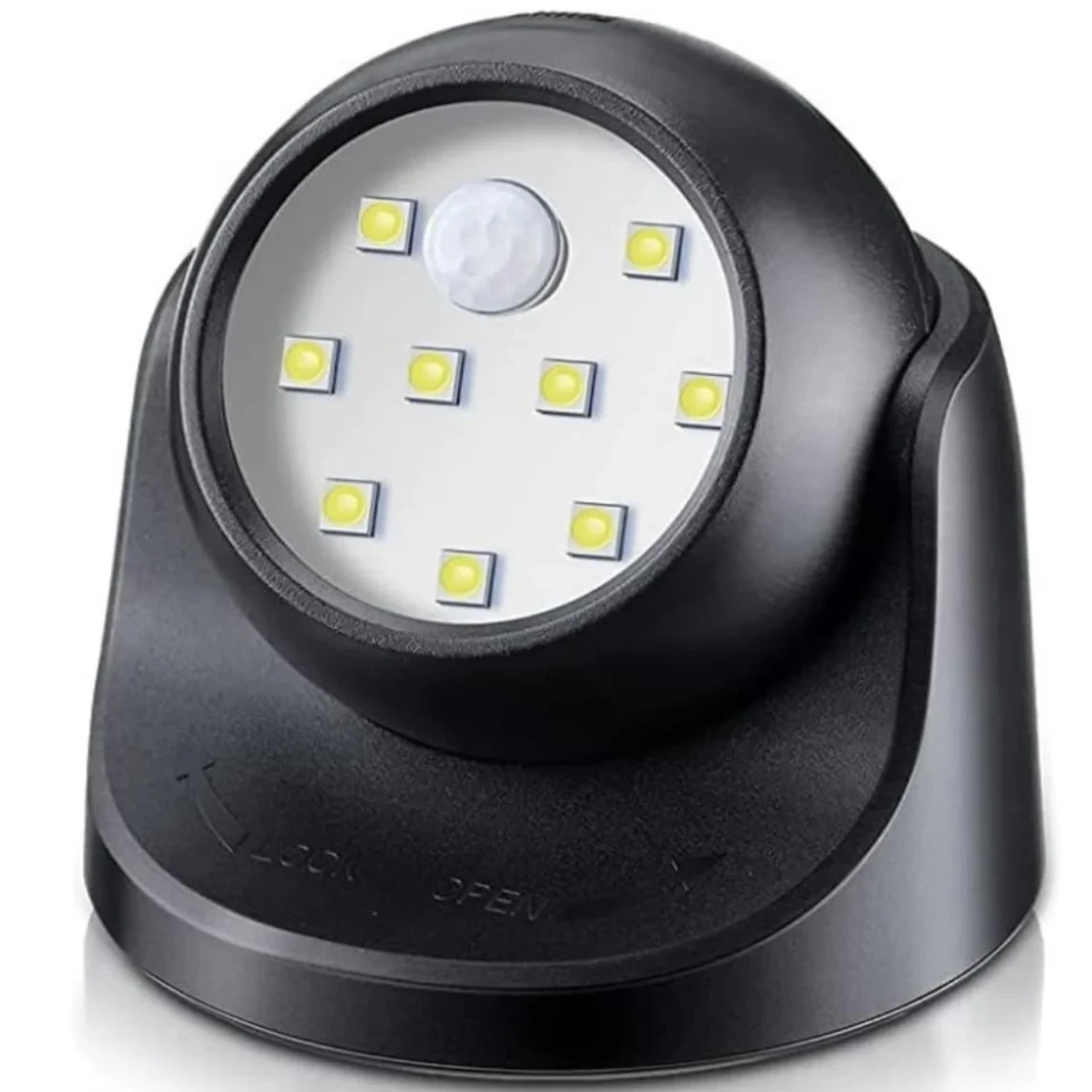 LED spotlight with motion sensor