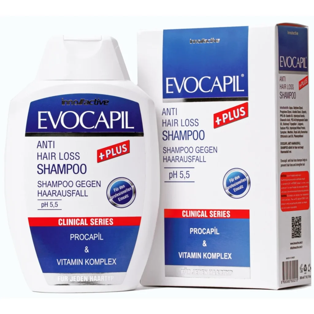 Shampoo anticaduta per capelli di Evocapil