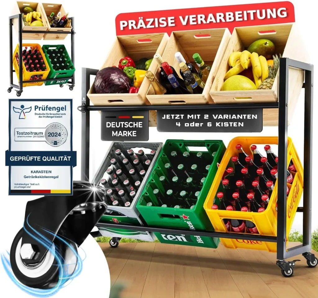 Beverage crate rack KARASTEIN®