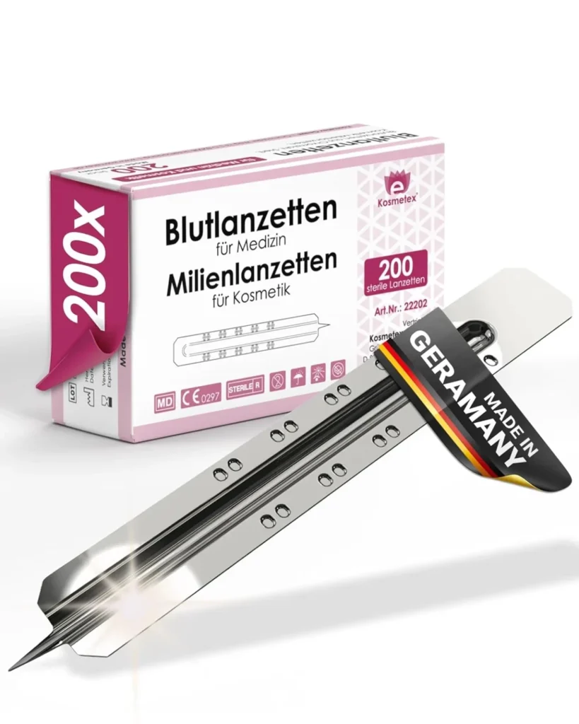 Kosmetex bloedlancetten – Milia lancetten